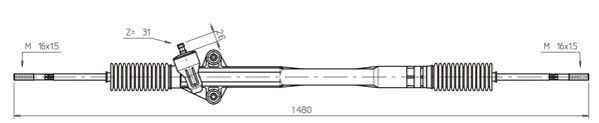 GENERAL RICAMBI Рулевой механизм IV4003